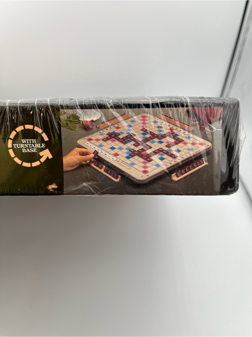 Milton Bradley 1989 Scrabble Deluxe Edition Board Game With Rotating Board New - Picture 4 of 7